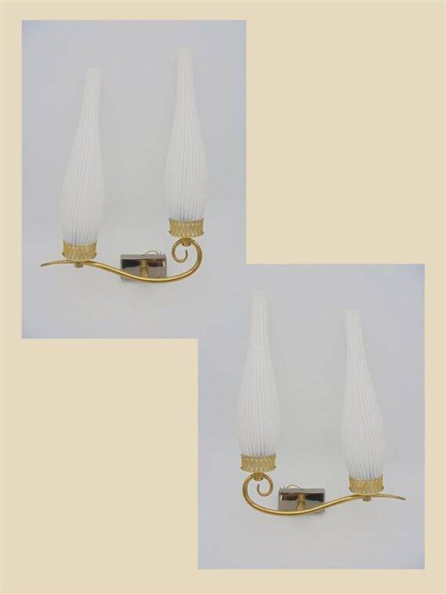 Pair of wall sconces