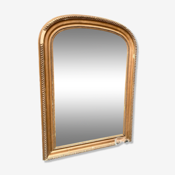 Old gilded mirror Louis Philippe style, 80x57 cm