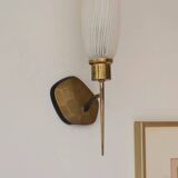 Pair of Italian bronze wall sconces