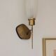 Pair of Italian bronze wall sconces