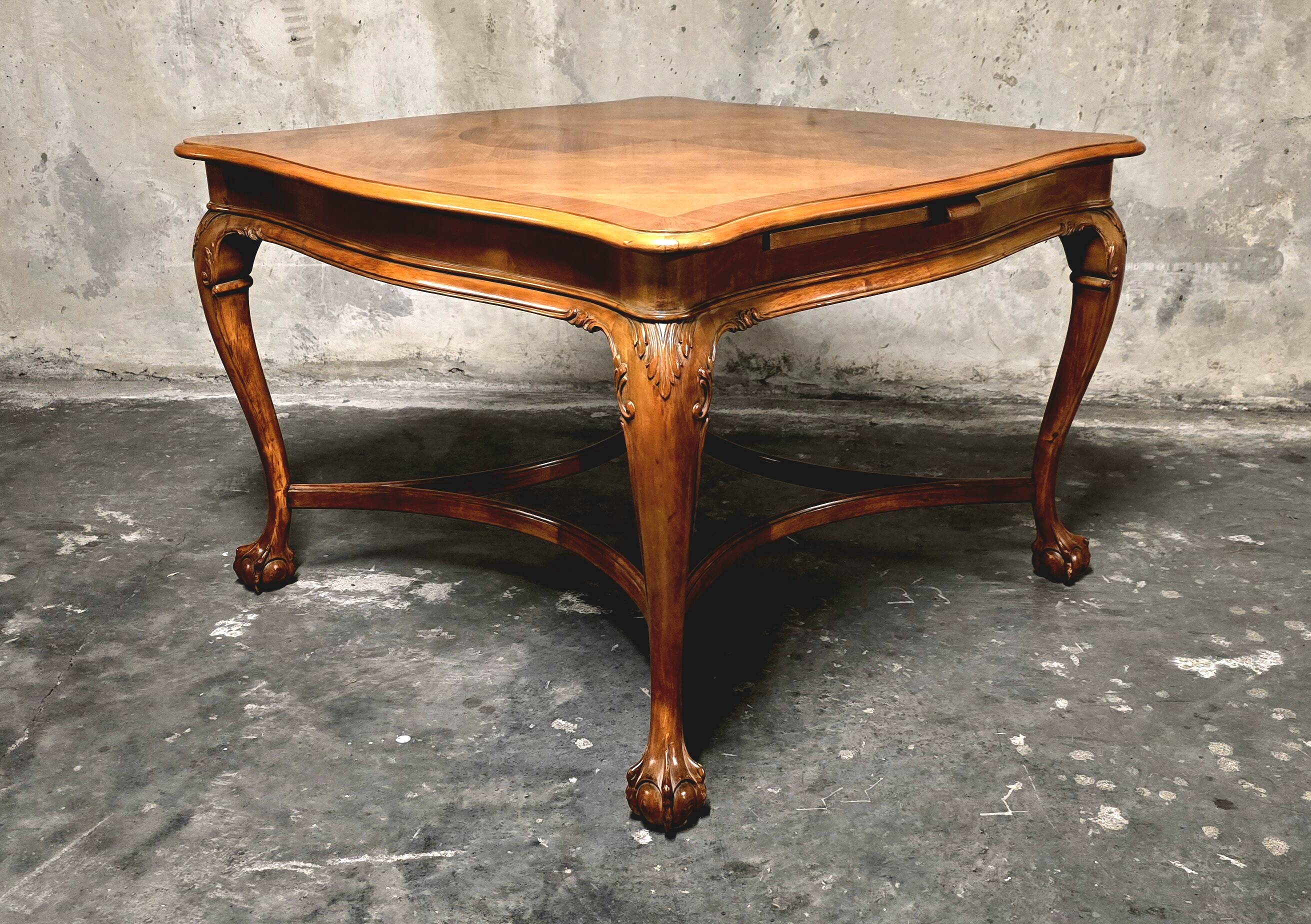 Coffee table - or game table in Regency / Louis XV style - 20th century