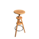 Tabouret à vis bois dit d’horloger