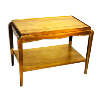 Vintage side table double top oak 1940