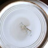 Blue salad bowl Digoin Art Deco Flowers