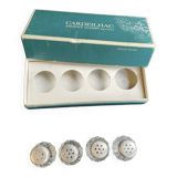 Coffret Cardheilhac de salières et poivriers Christofle – Argent 950/1000e