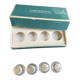 Cardheilhac box of Christofle salt and pepper shakers – 950/1000 silver