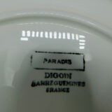 5 flat plates Digoin Sarreguemines - Paradise