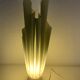Vintage 1970s Georgia Jacob Athena Almond Green Table Lamp - 56 cm