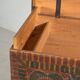 Large antique hand-painted trunk (c.1900) #50