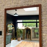 20th century mirror 210.5cm/123cm, large mirror