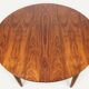 Table de repas extensible en teck, années 1960