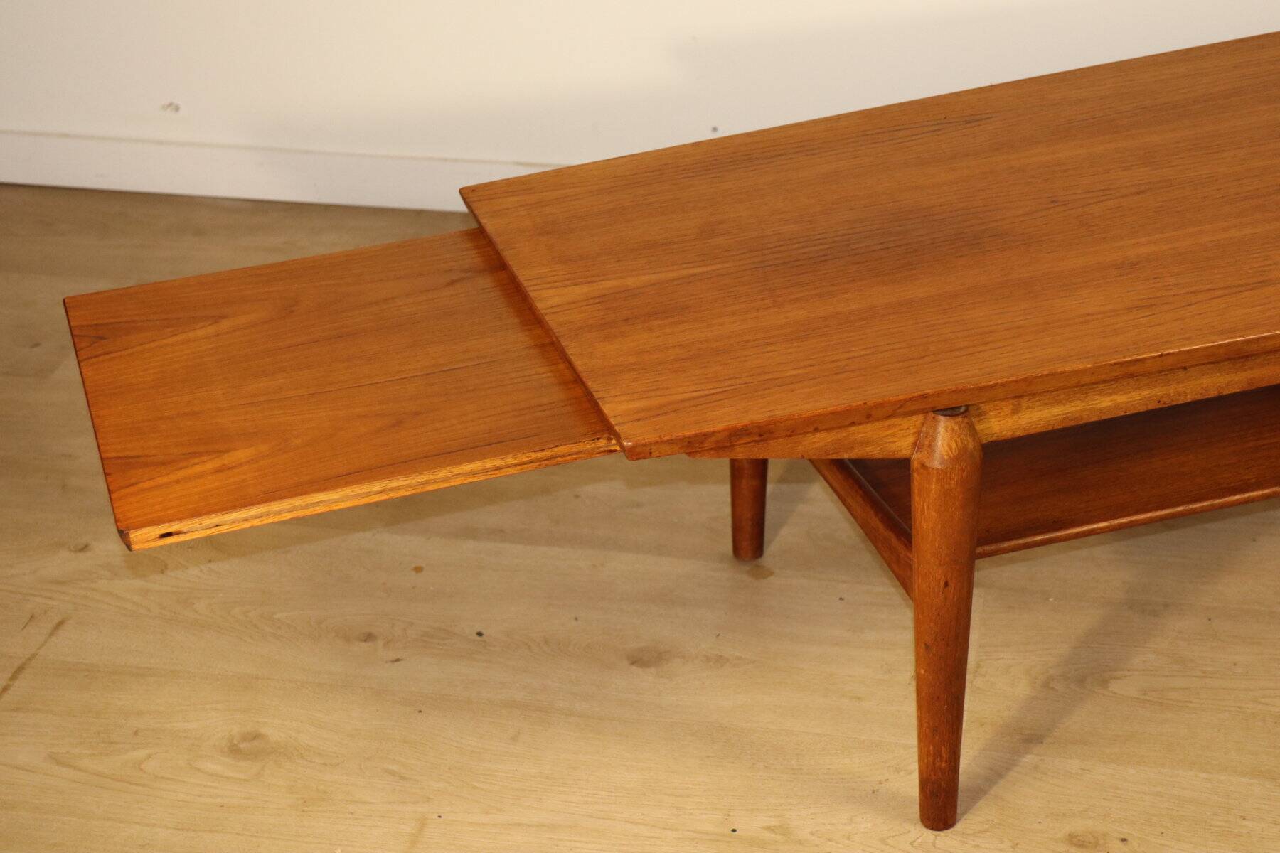 Scandinavian teak coffee table from the 1960s.