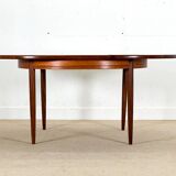 Round extending dining table by GPlan Fresco Collection 1960.