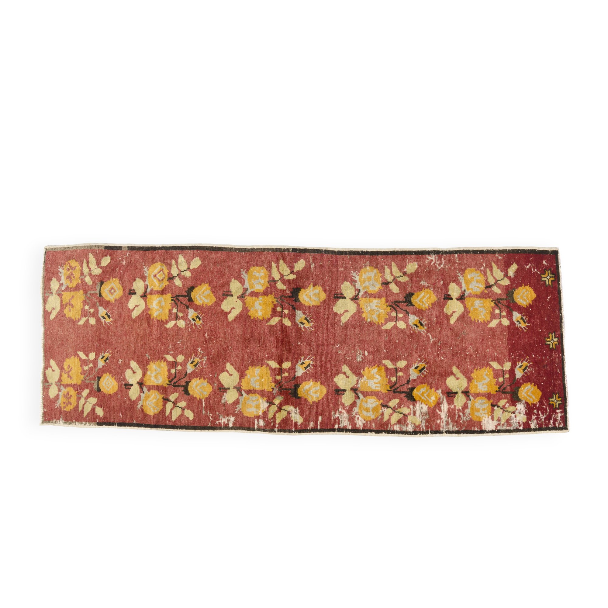 Turkish Vintage Mini Runner Rug sku 1049