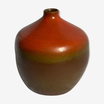 Vase ball glazed glazed gradient signed SS