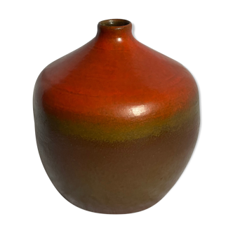 Vase ball glazed glazed gradient signed SS