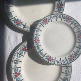 Lot de 3 assiettes anciennes