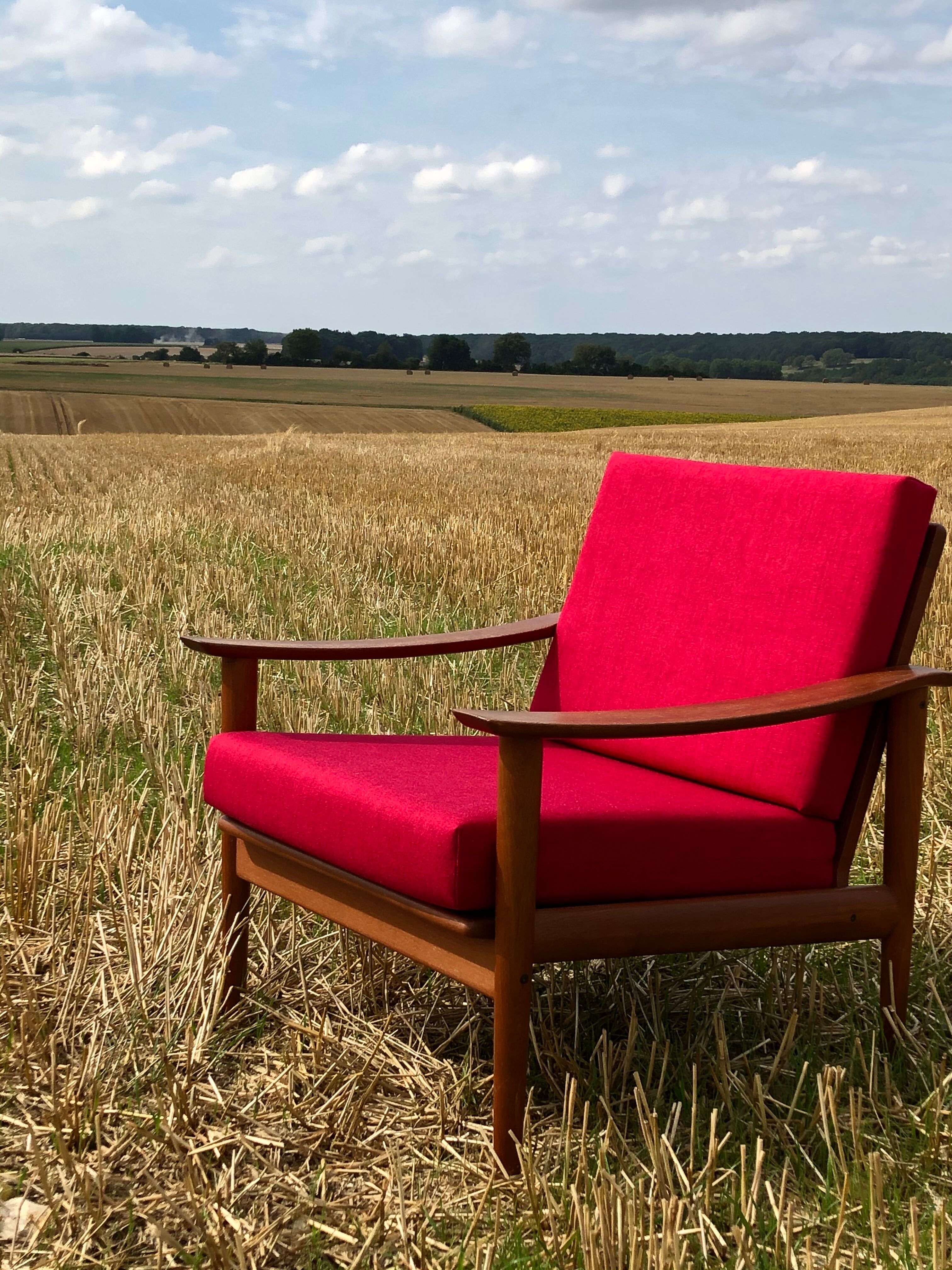 Scandinavian armchair fraska 1960.
