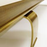 Table basse contemporaine en laiton