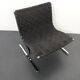 Luar lounge chair, black, by Ross Littell for ICF de Padova, Italy, 1960s.