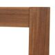 Miroir scandinave en noyer, Suède, 1960, 111cm x 75cm