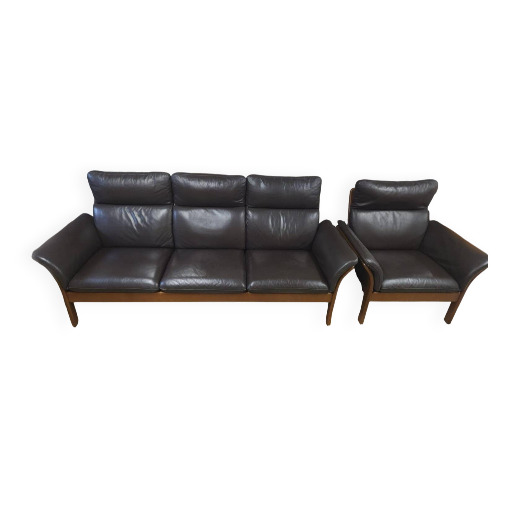 Ensemble canapé et son fauteuil