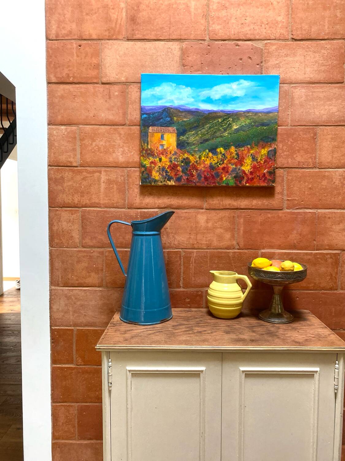 Vintage oil on canvas