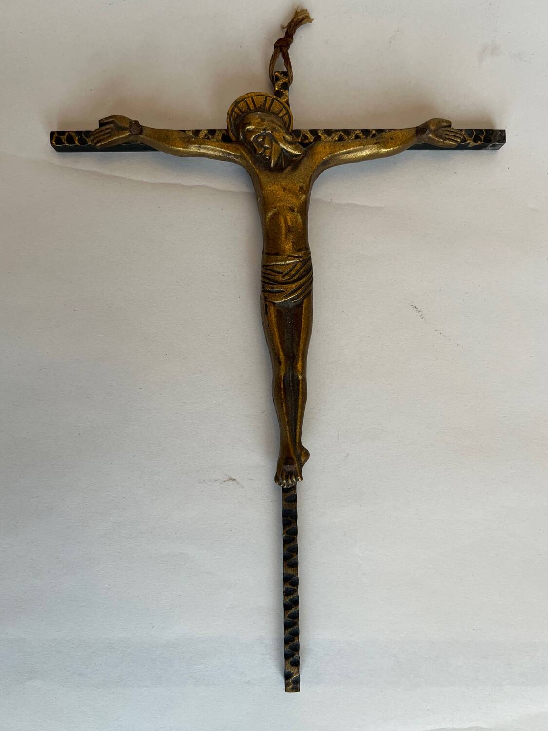 Gilded bronze crucifix