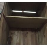 Large Parisian cabinet in workshop fir