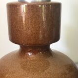 Ceramic and aluminum lamp foot brushed 46cm