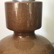 Ceramic and aluminum lamp foot brushed 46cm