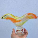 Blown glass fruit bowl