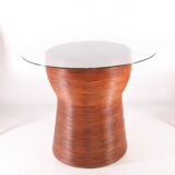 Ensemble table et fauteuils en rotin
