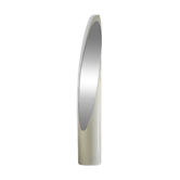 Lipstick Mirror in Ivory by Rodolfo Bonetto for Olivari, 70s