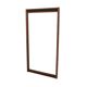 Miroir scandinave en palissandre, 122x63cm, Suède, 1960