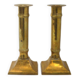 Brass candlesticks