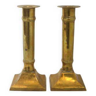 Bougeoirs en laiton