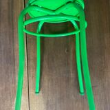 Metal and wood stool