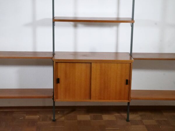 Système d'étagères modulaires en teck de style Mid-Century par Olof Pira, Suède, années 1960