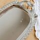 Vintage silver-plated serving tray – Handles and engraved border style