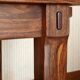 Table de ferme XXL rustique brutaliste "Olavi" en orme teinté NF meubles 12 convives