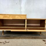 Furniture TV/hifi enfilade vintage door flap 1950 1960 retro