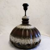 Vintage stoneware lamp base