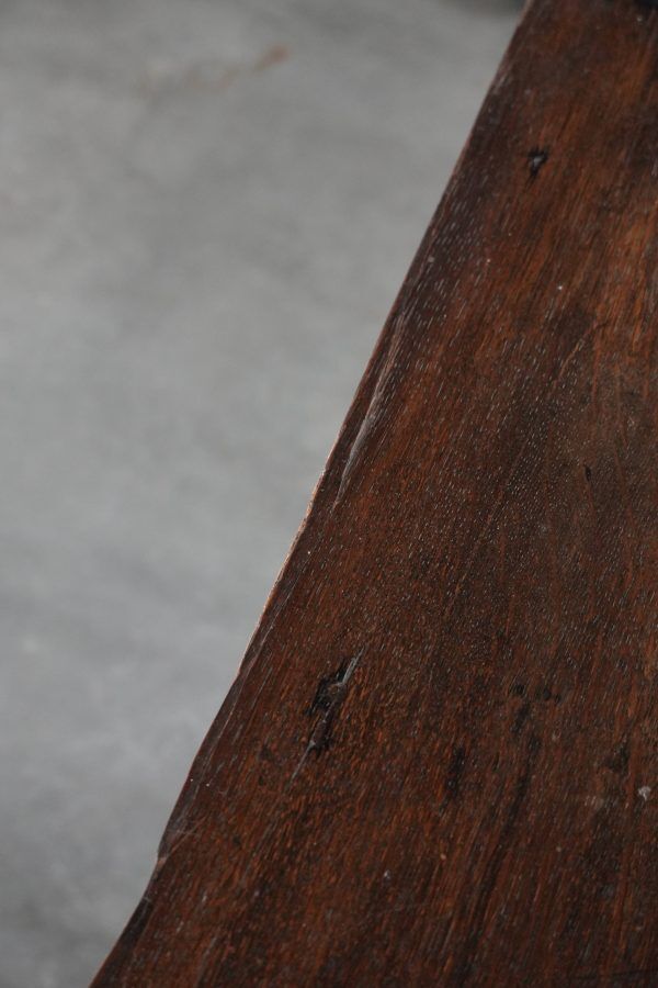 Subtle English Antique Oak Chest from the 18th Century