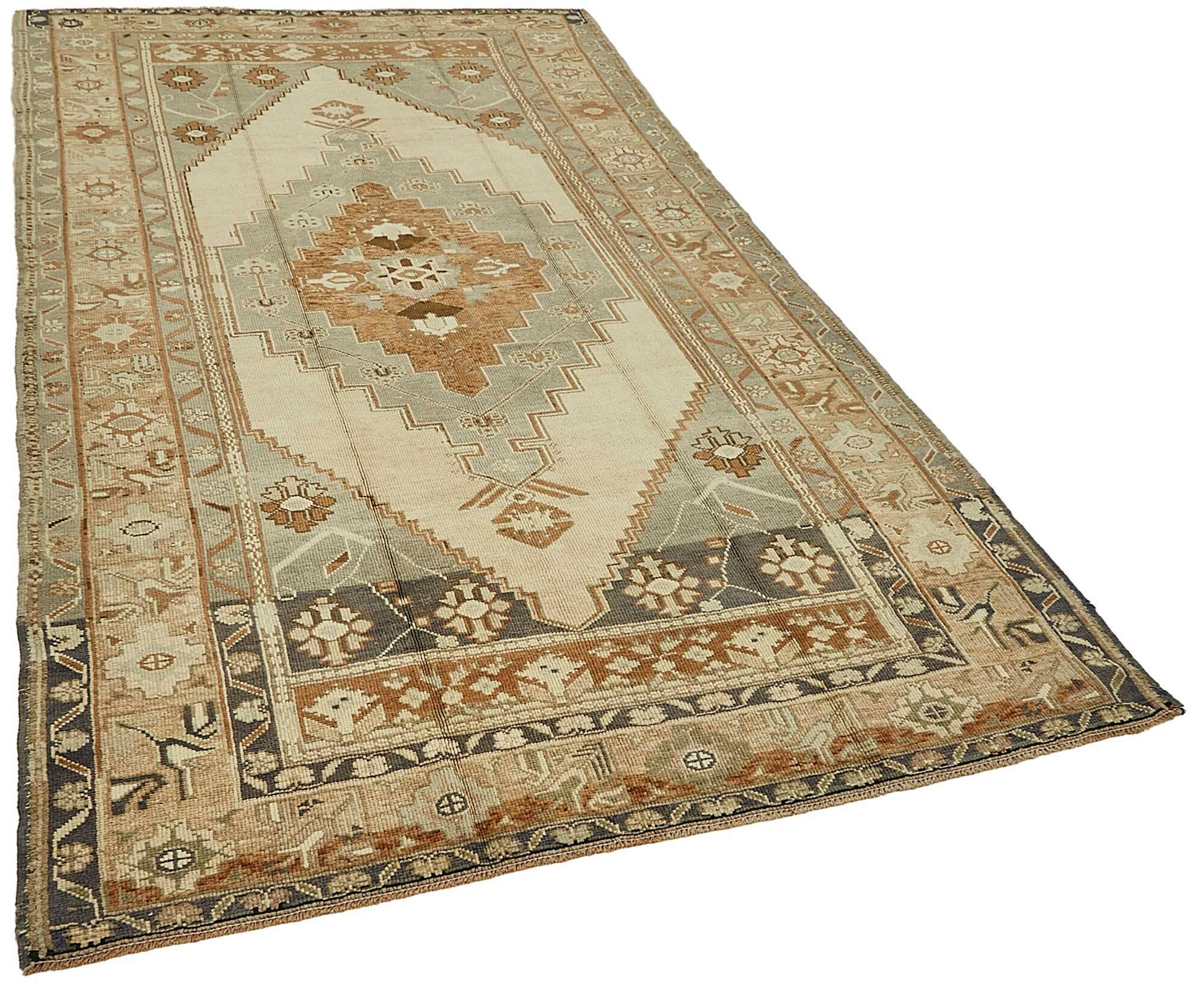 Turkish Vintage Anatolian Rug 161 cm x 300 cm