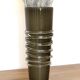Vase en verre, vert / gris