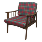 Scandinavian teak armchair, 1960s, Scottish style, collapsible