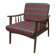 Scandinavian teak armchair, 1960s, Scottish style, collapsible