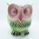 Grand pichet hibou en barbotine