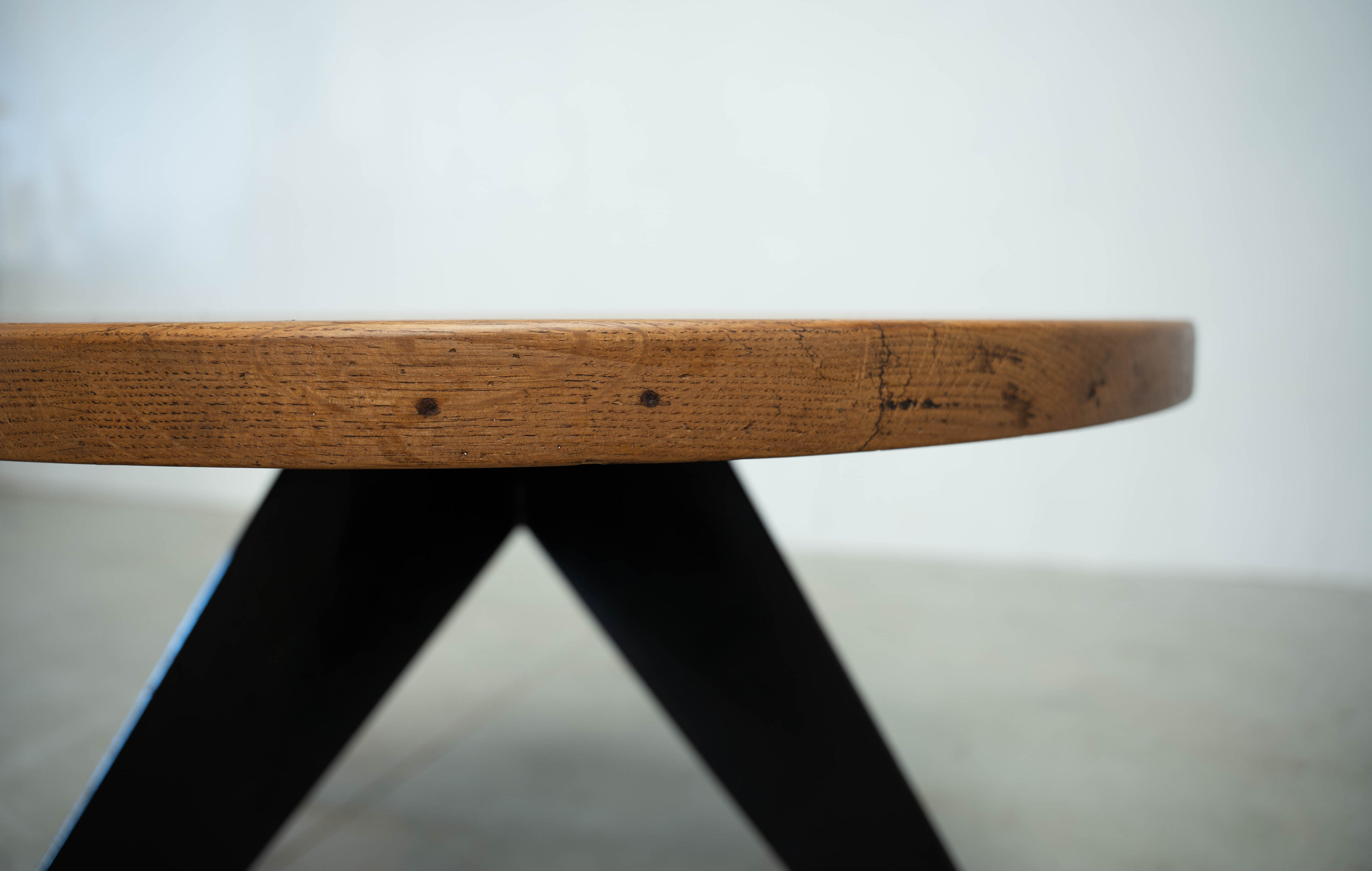 1950s French industrial coffee table